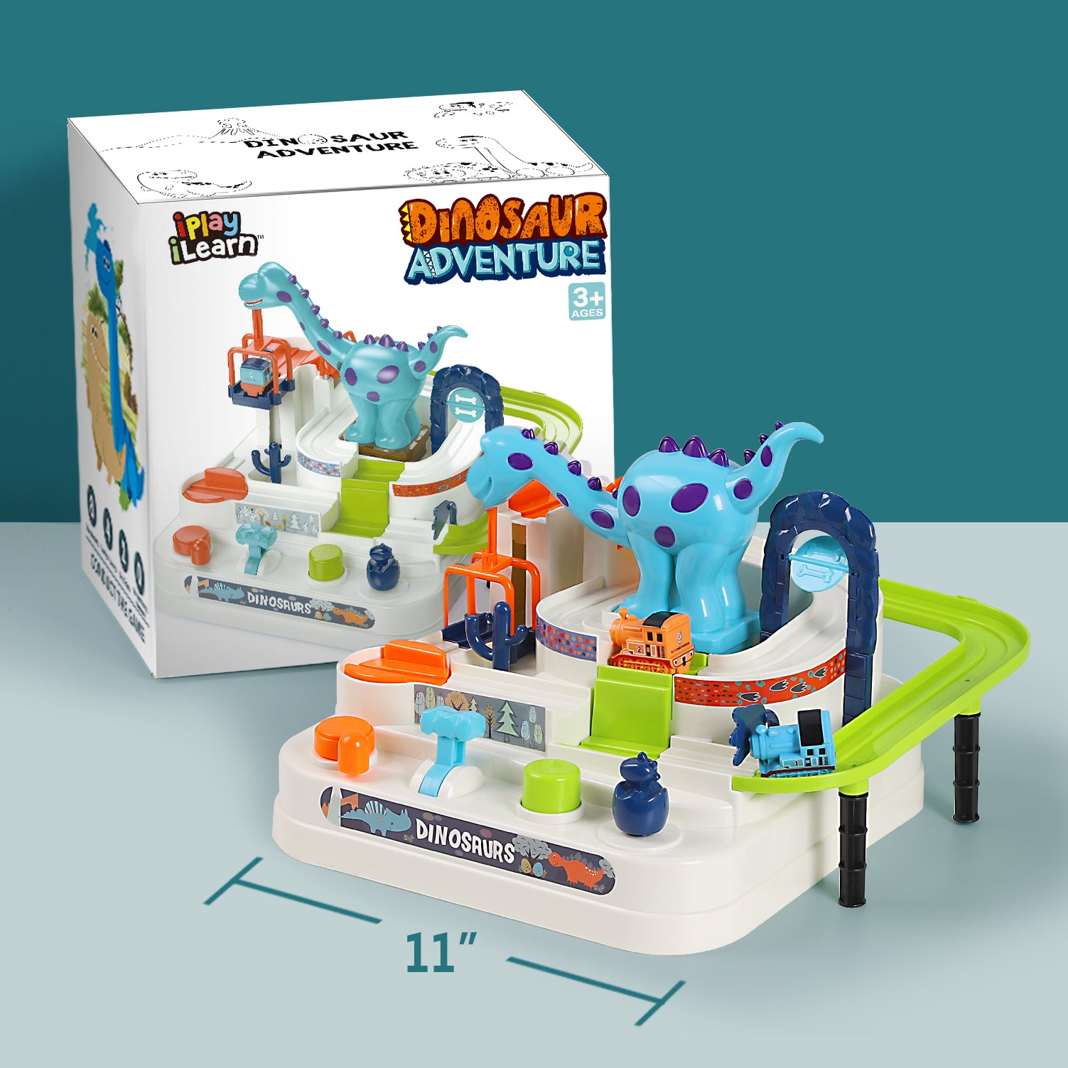 Create Road Dinosaur, Toy Train Track Cars